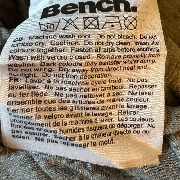 BENCH Gray Women's Top - Picture 3 of 5